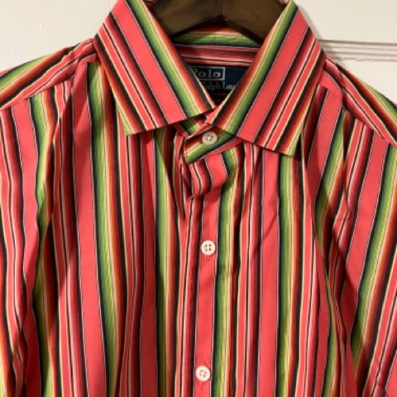 Bright Colored Ralph Lauren Men's Shirt - Picture 3 of 3